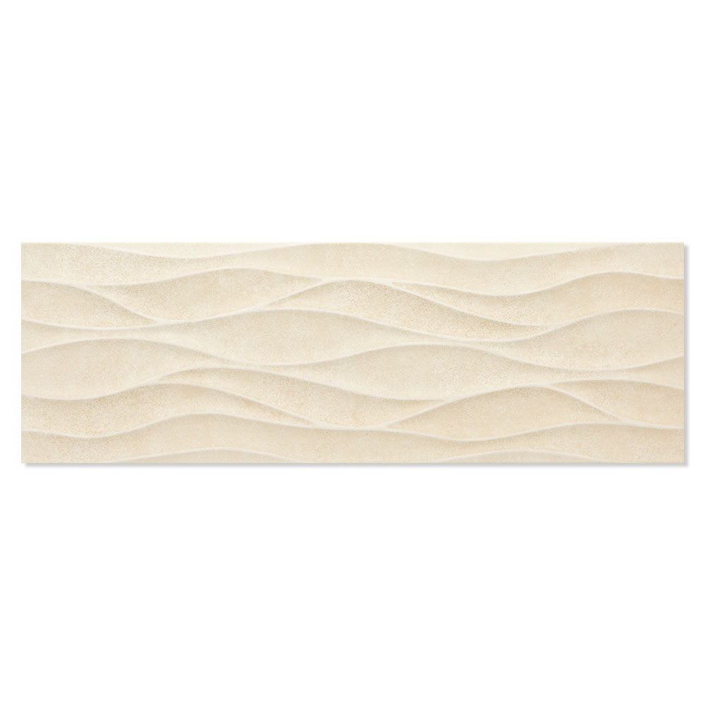 Veggflis Yaiza Brisa Beige Matt Relieff 25x75 cm